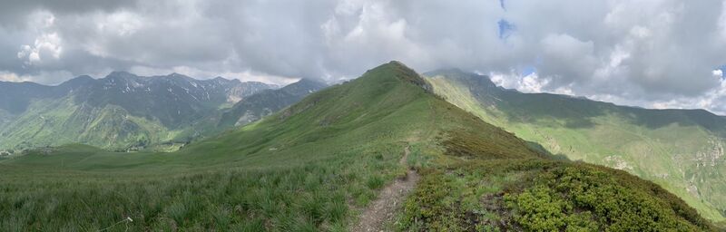 Foto von Toni Lerda entlang der Tour