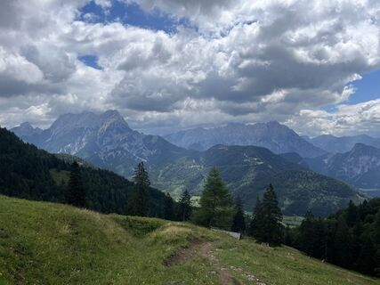 Foto von Maria Wieser entlang der Tour