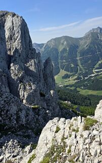 Photo de Veronika Strauss le long du parcours