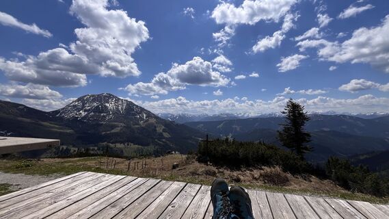 Foto von Thomas Preuschl entlang der Tour