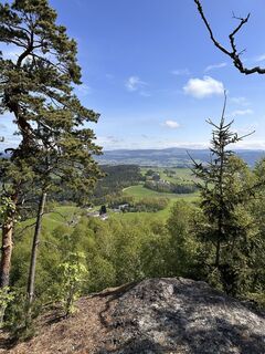 Foto von Babs Holz entlang der Tour