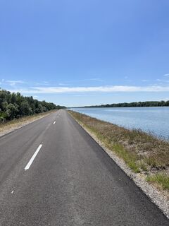 Foto von Karin Fey entlang der Tour