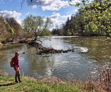 Wir genießen die Stimmung am Wasser