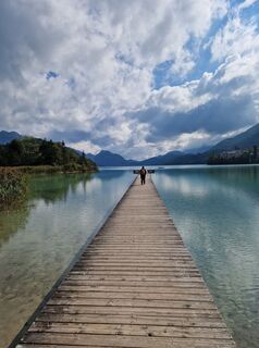 Foto de Woife Schickhuber a lo largo del recorrido
