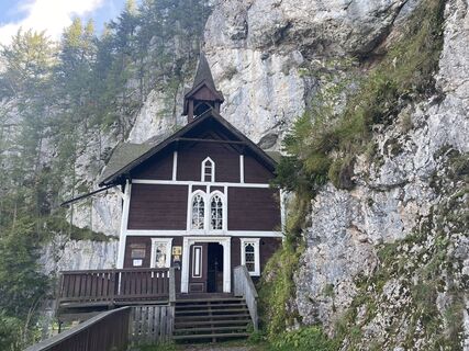 Foto von Margreth Reiter entlang der Tour
