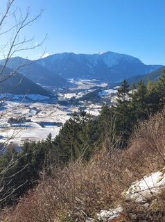 Photo de Anita Stadtherr le long du parcours