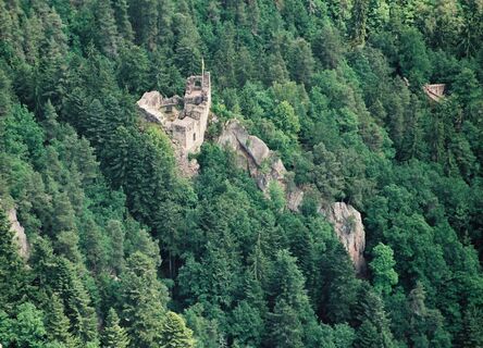 Burgruine Falkenstein im Bernecktal