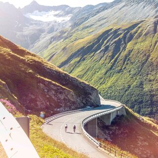 Radfahrer, Furka-Pass