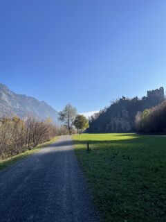 Photo de Jasmin Gubser le long du parcours