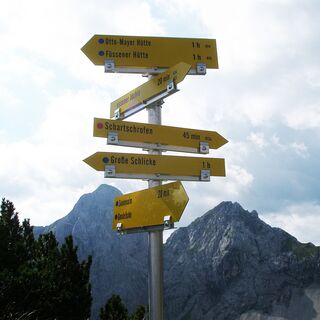 Orientierung am Raintaler Joch