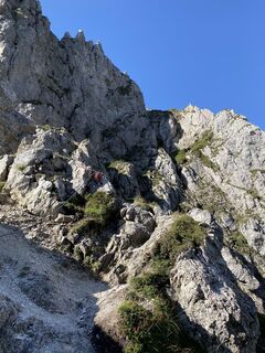 Photo de Marion Egger le long du parcours