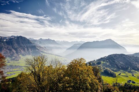 Aussicht vom Bürgenstock Richtung Buochserhorn und Stanserhorn