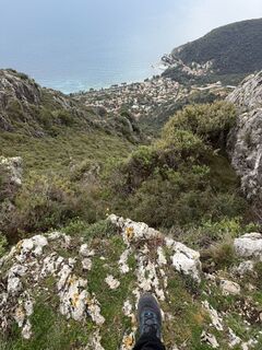 Photo de Christian Husek le long du parcours