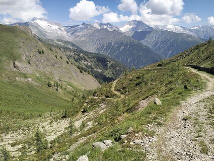 Foto von Walter Tinkhauser entlang der Tour