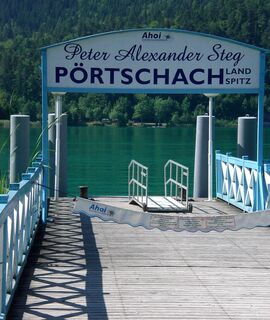 Schiffsanlegestelle Pörtschach Peter Alexander Steg
