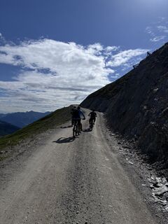 Foto von Christoph Thöni entlang der Tour