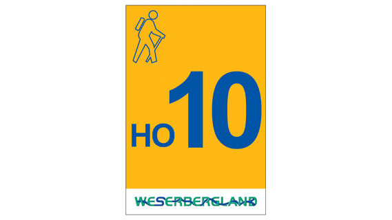 Markierung Wanderweg HO10 Hessisch Oldendorf