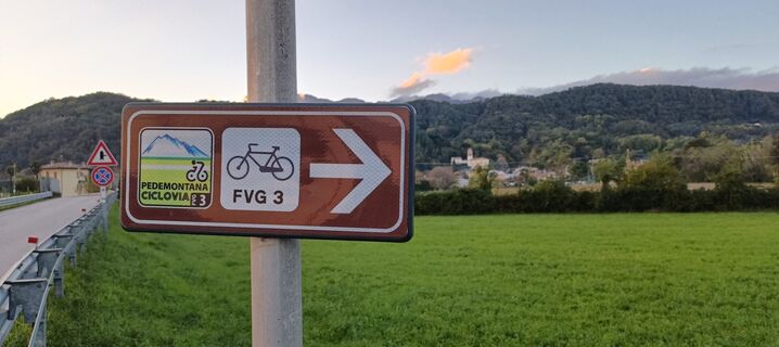 Cavasso Nuovo - Wegbeschreibung zur Ciclovia FVG3
