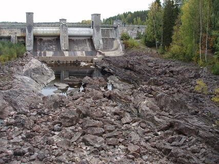 Ort 2. Imatrankoski alter Flusslauf