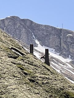Foto von Andrea Tarovo entlang der Tour
