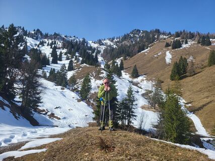 Photo de Ramona Pronath le long du parcours