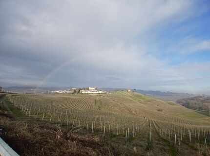 Foto von Luca Dainese entlang der Tour