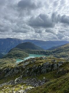 Photo de Zsuzsa Orban le long du parcours