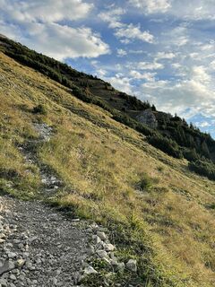 Foto de Hubert Nägele a lo largo del recorrido