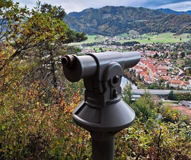 Blick auf Frohnleiten und Umgebung