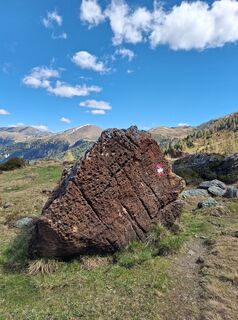 Photo de Dagmar Hofer le long du parcours