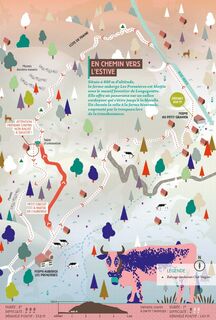 Ein Bauernhof, eine Wanderung: Bauernhof-Gasthof Rain des Prenzières (Route)