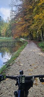 Foto de Johann Schallinger a lo largo del recorrido
