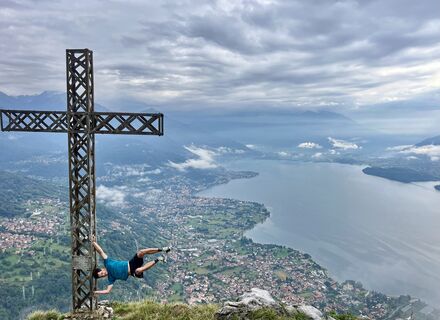 Foto von Aurelian Böhler entlang der Tour