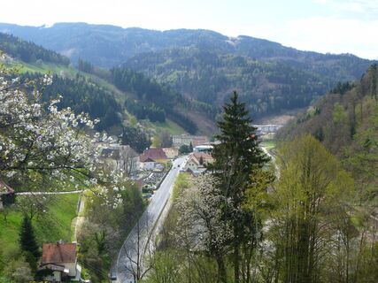 Blick auf Frantschach-St. Gertraud
