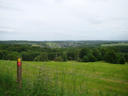 Ausblick am Etappenstart in Nümbrecht
