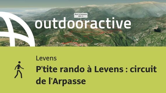 randonnée - Levens: P'tite rando à Levens : circuit de l'Arpasse