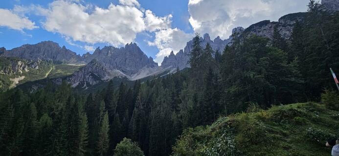 Foto de Diego Gomirato a lo largo del recorrido