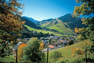 Blick auf Hinterglemm