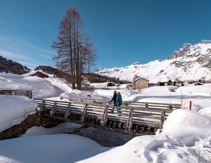 Winterwandern im Val Fex