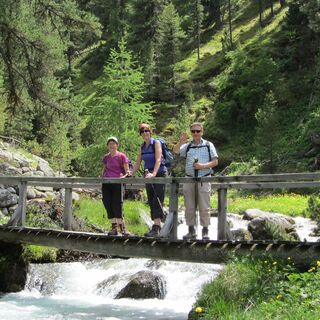 Auf der Senda da Mulin, Brücke über die Clemgia