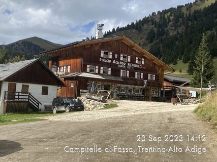 Foto de Angelo Austoni a lo largo del recorrido