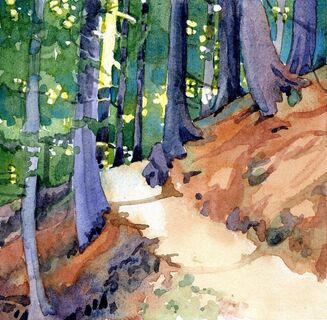Chemin des Gardes durch den Seuil