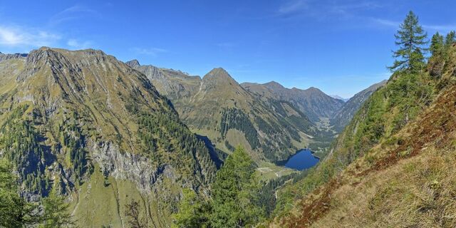 Beeindruckender Blick zum Schwarzensee