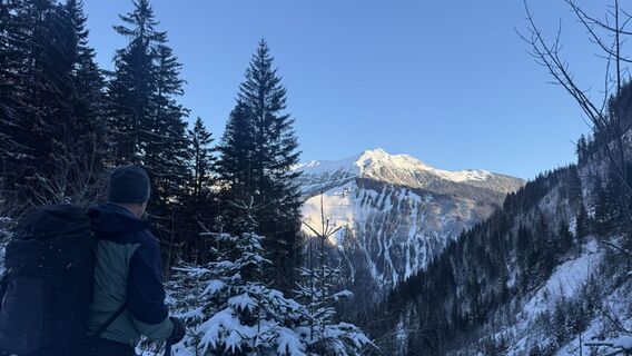Foto von Domi haefner entlang der Tour
