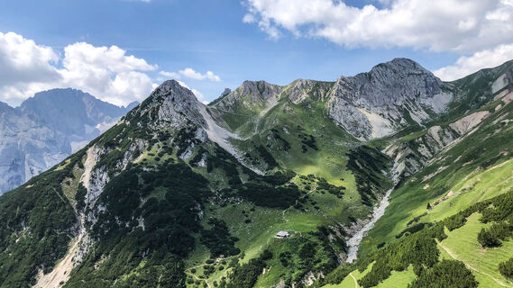 Blick auf das Steinerne Hüttl