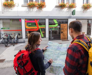 Touristeninformationspunkt in Tržič