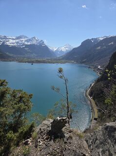 Foto von Urs Tschümperlin entlang der Tour