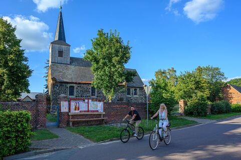 Radfahrer in Polenzko