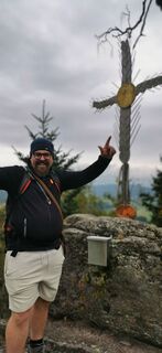 Foto von Klaus Lehner entlang der Tour