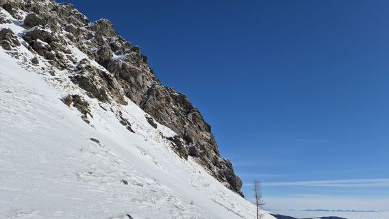 Foto de Günter Smole a lo largo del recorrido